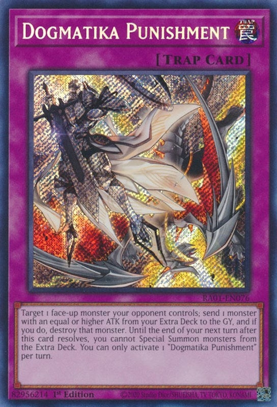 Image for Dogmatika Punishment (Secret Rare) (RA01-EN076) (RA01) - YuGiOh