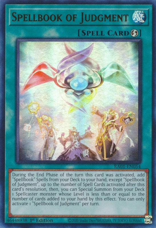 Image for Spellbook of Judgment (UR) (RA01-EN054) (RA01) - YuGiOh