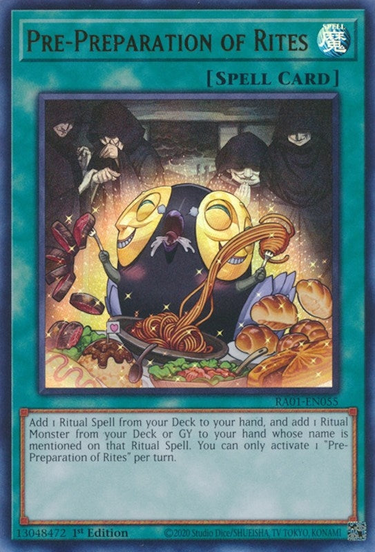 Image for Pre-Preparation of Rites (UR) (RA01-EN055) (RA01) - YuGiOh