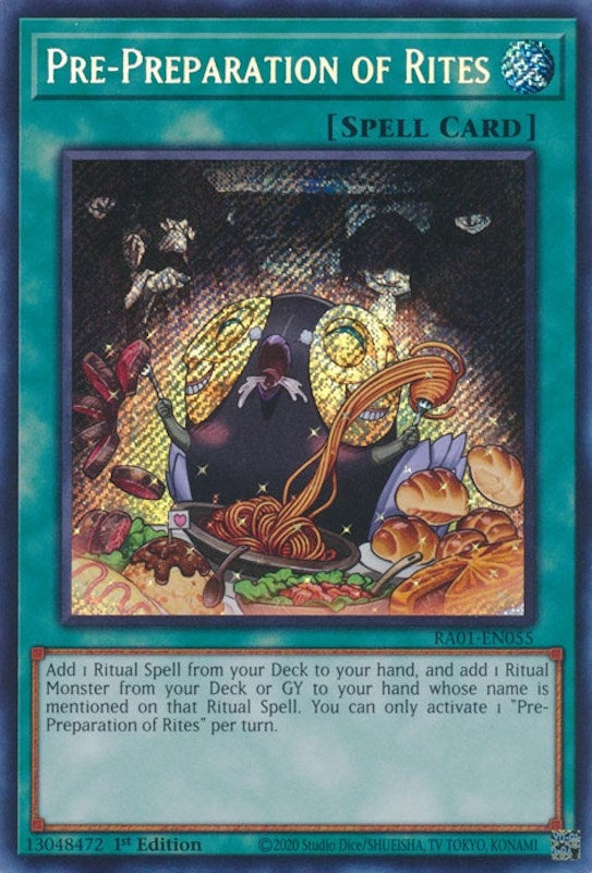 Image for Pre-Preparation of Rites (Secret Rare) (RA01-EN055) (RA01) - YuGiOh