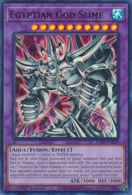 Image for Egyptian God Slime (UR) (RA01-EN029) (RA01) - YuGiOh
