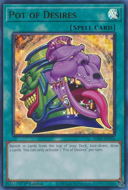 Image for Pot of Desires (UR) (RA01-EN056) (RA01) - YuGiOh
