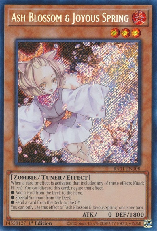 Image for Ash Blossom & Joyous Spring (Secret Rare) (RA01-EN008) (RA01) - YuGiOh