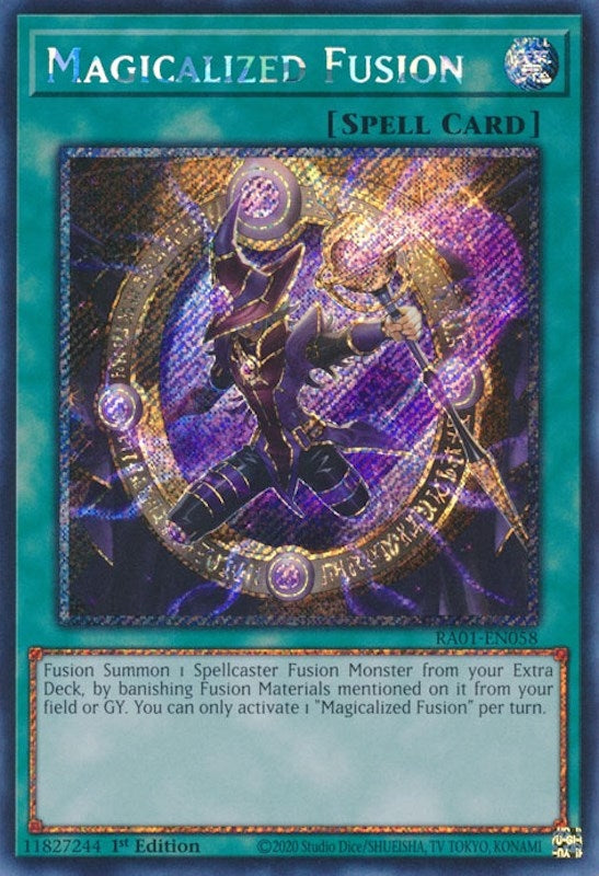 Magicalized Fusion (Platinum Secret Rare) (RA01-EN058) (RA01)