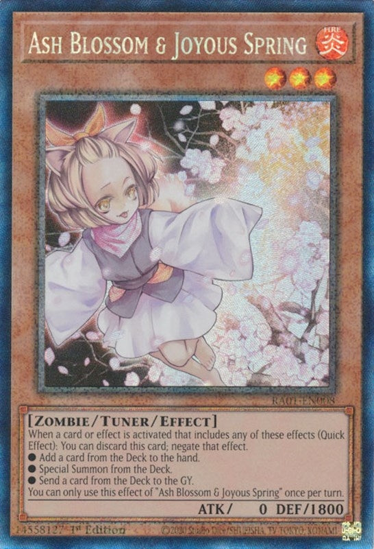 Image for Ash Blossom & Joyous Spring (PCR) (RA01-EN008) (RA01) - YuGiOh
