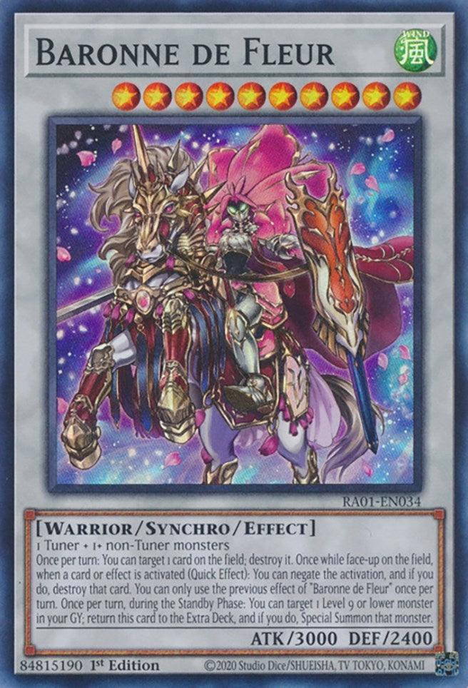 Image for Baronne de Fleur (RA01-EN034) (RA01) - YuGiOh