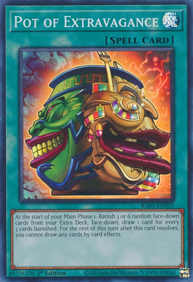 Image for Pot of Extravagance (RA01-EN059) (RA01) - YuGiOh