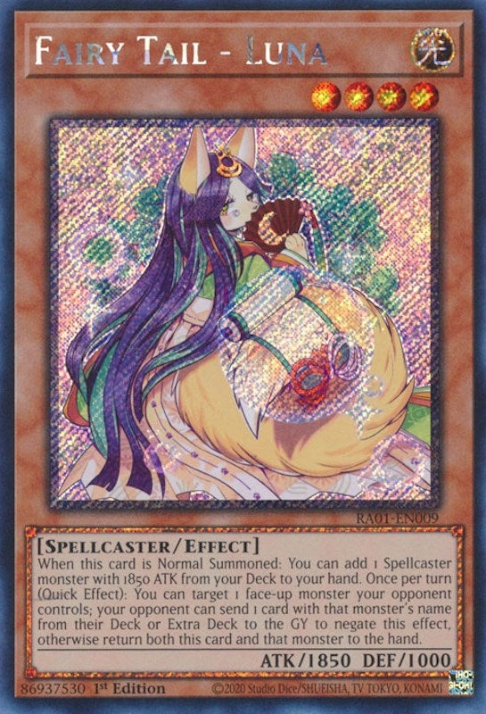 Fairy Tail - Luna (Platinum Secret Rare) (RA01-EN009) (RA01)