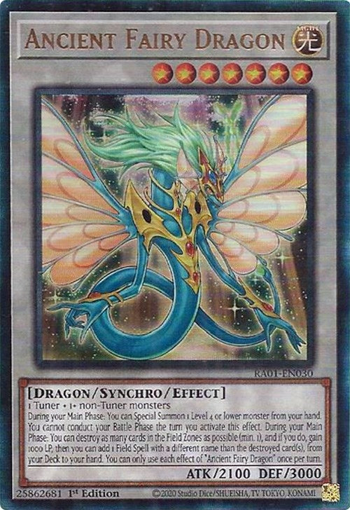 Ancient Fairy Dragon (PUR) (RA01-EN030) (RA01)