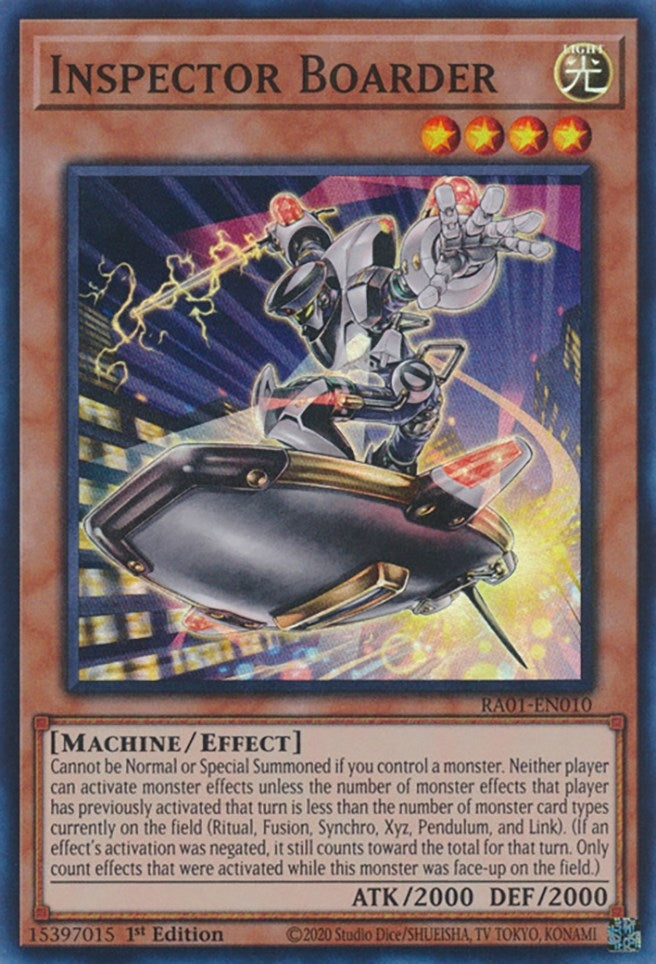 Image for Inspector Boarder (RA01-EN010) (RA01) - YuGiOh