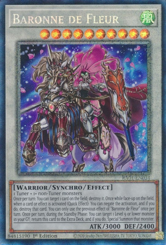 Image for Baronne de Fleur (PCR) (RA01-EN034) (RA01) - YuGiOh