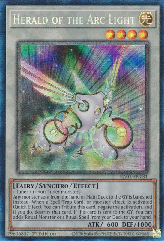 Image for Herald of the Arc Light (PCR) (RA01-EN031) (RA01) - YuGiOh