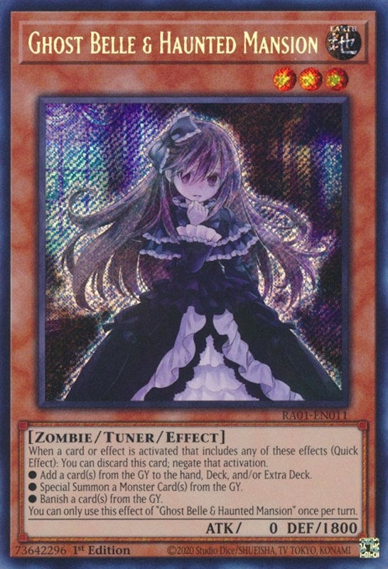 Image for Ghost Belle & Haunted Mansion (Secret Rare) (RA01-EN011) (RA01) - YuGiOh