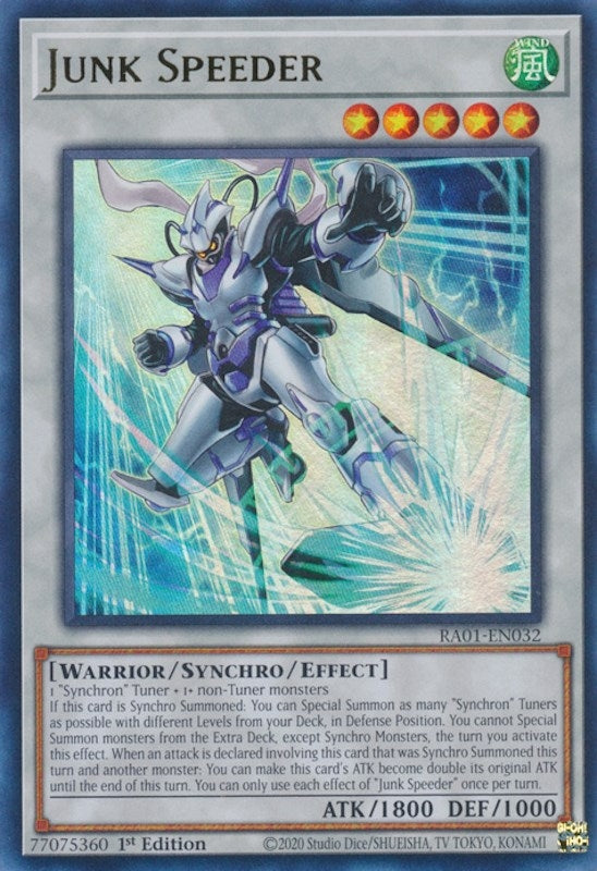 Image for Junk Speeder (UR) (RA01-EN032) (RA01) - YuGiOh
