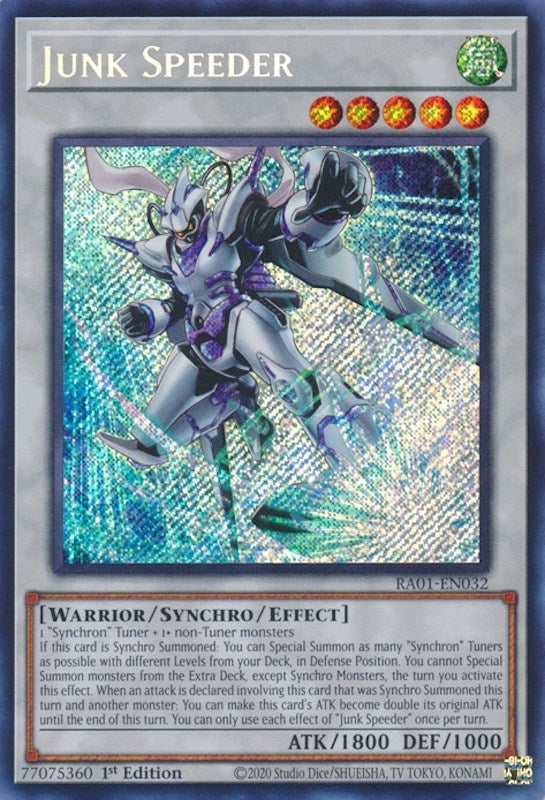 Image for Junk Speeder (Secret Rare) (RA01-EN032) (RA01) - YuGiOh
