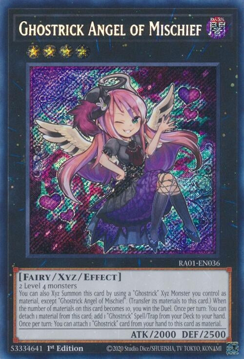 Image for Ghostrick Angel of Mischief (Secret Rare) (RA01-EN036) (RA01) - YuGiOh