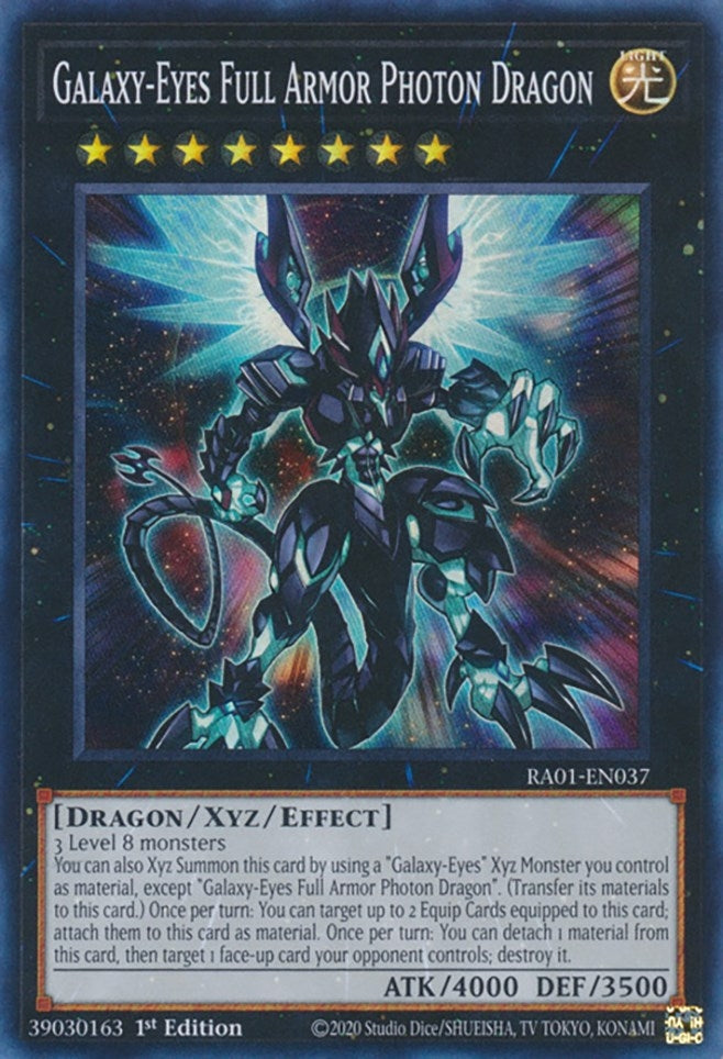 Image for Galaxy-Eyes Full Armor Photon Dragon (RA01-EN037) (RA01) - YuGiOh