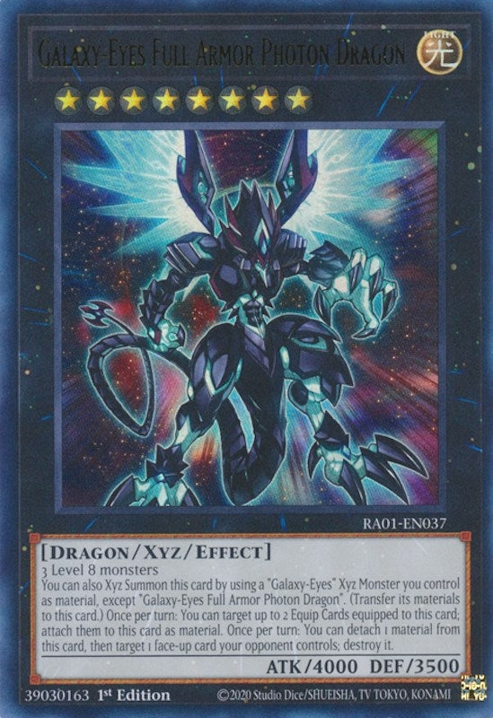 Image for Galaxy-Eyes Full Armor Photon Dragon (UR) (RA01-EN037) (RA01) - YuGiOh