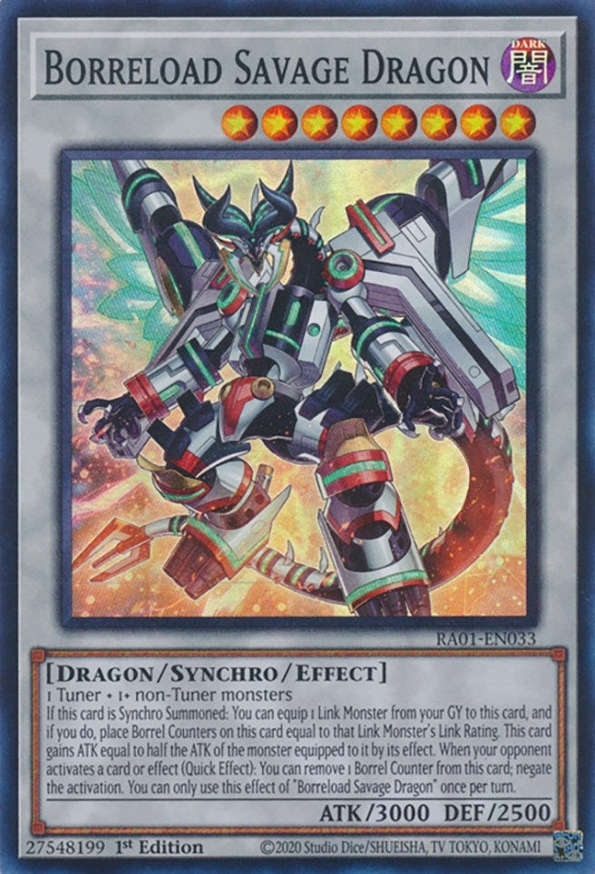 Image for Borreload Savage Dragon (RA01-EN033) (RA01) - YuGiOh