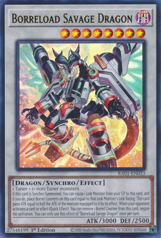 Image for Borreload Savage Dragon (UR) (RA01-EN033) (RA01) - YuGiOh