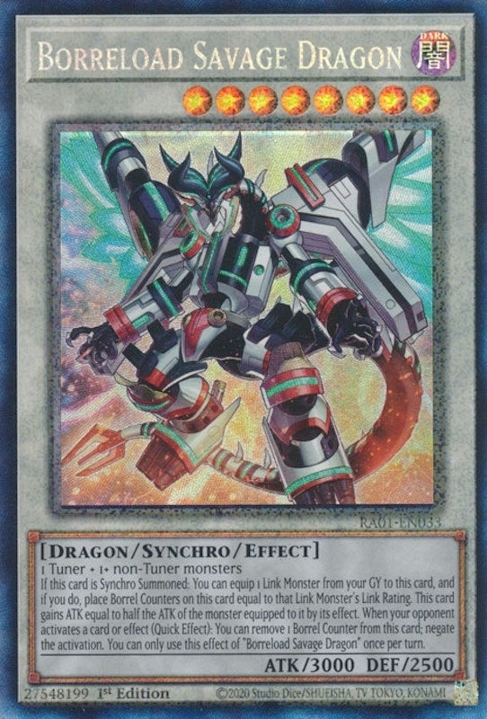 Image for Borreload Savage Dragon (PCR) (RA01-EN033) (RA01) - YuGiOh