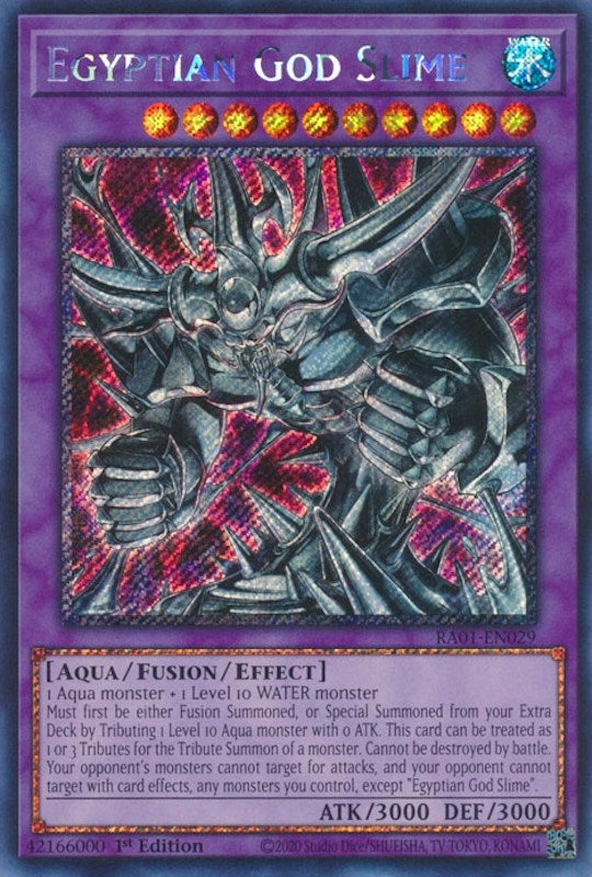 Egyptian God Slime (Platinum Secret Rare) (RA01-EN029) (RA01)