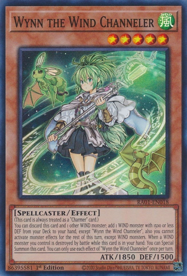 Image for Wynn the Wind Channeler (RA01-EN018) (RA01) - YuGiOh