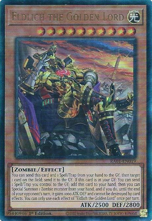 Eldlich the Golden Lord (Alternate Art) (PUR) (RA01-EN019) (RA01)
