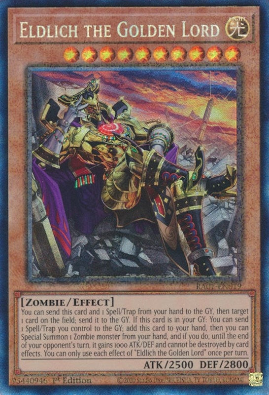 Image for Eldlich the Golden Lord (Alternate Art) (PCR) (RA01-EN019) (RA01) - YuGiOh