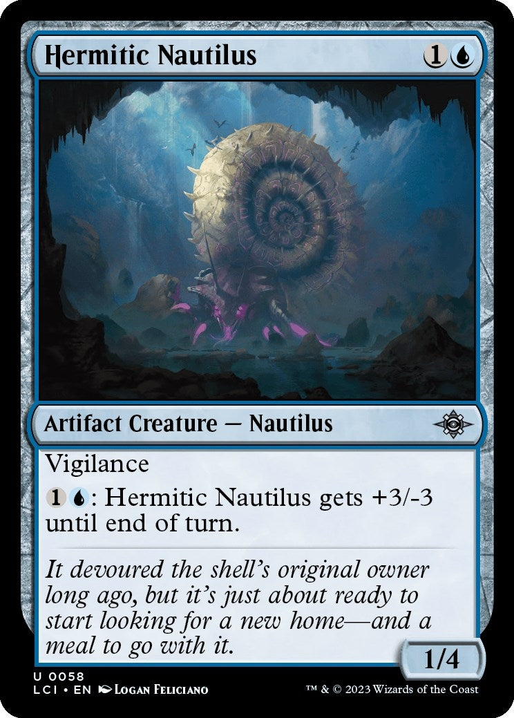 Image for Hermitic Nautilus (58) (The Lost Caverns of Ixalan) - Magic: The Gathering