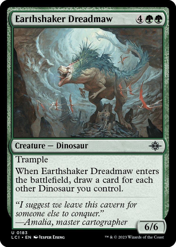 Image for Earthshaker Dreadmaw (183) (The Lost Caverns of Ixalan) - Magic: The Gathering