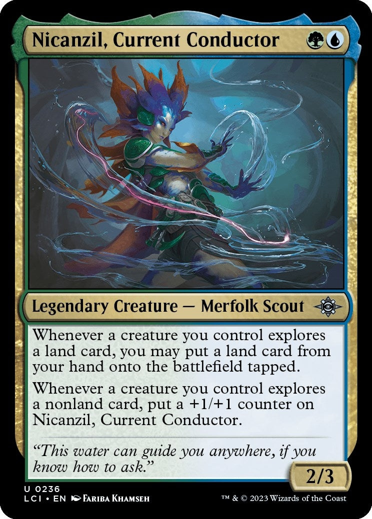 Image for Nicanzil, Current Conductor (236) (The Lost Caverns of Ixalan) - Magic: The Gathering