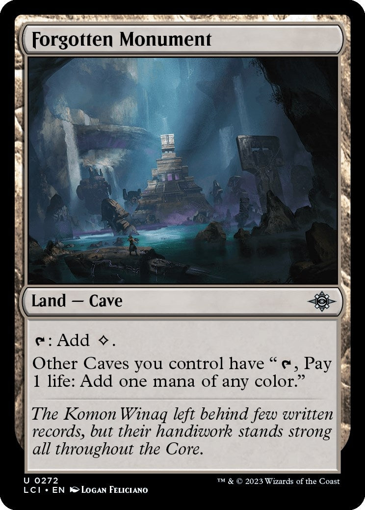 Image for Forgotten Monument (272) (The Lost Caverns of Ixalan) - Magic: The Gathering