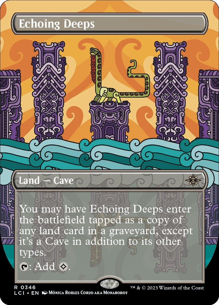 Image for Echoing Deeps (Borderless) (346) (The Lost Caverns of Ixalan) - Magic: The Gathering