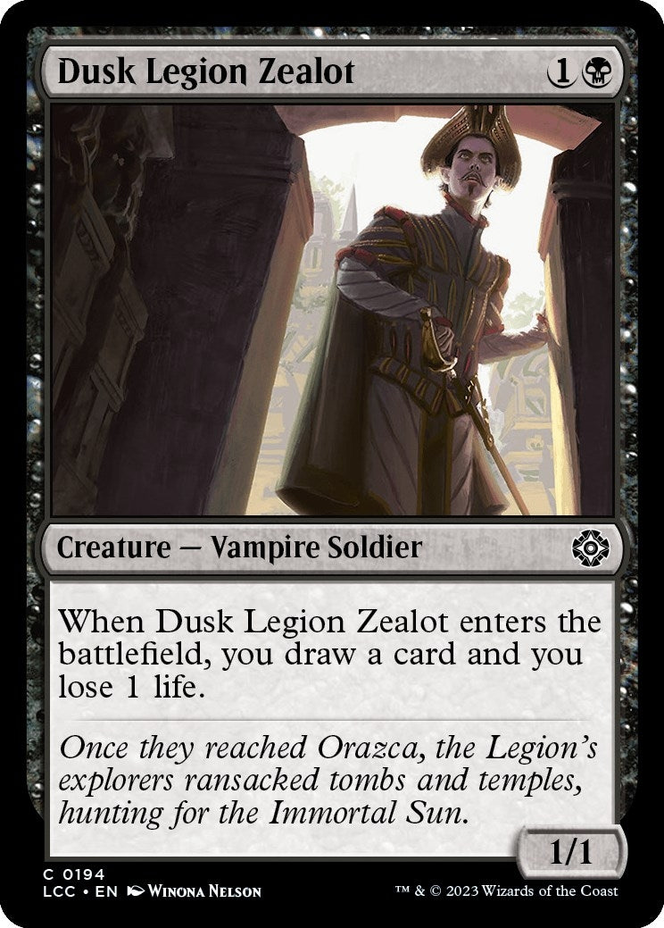 Image for Dusk Legion Zealot (194) (The Lost Caverns of Ixalan) - Magic: The Gathering