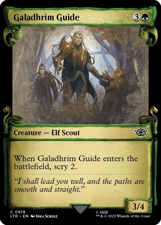 Image for Galadhrim Guide (Showcase Scrolls) (619) (Universes Beyond: The Lord of the Rings: Tales of Middle-earth) - Magic: The Gathering