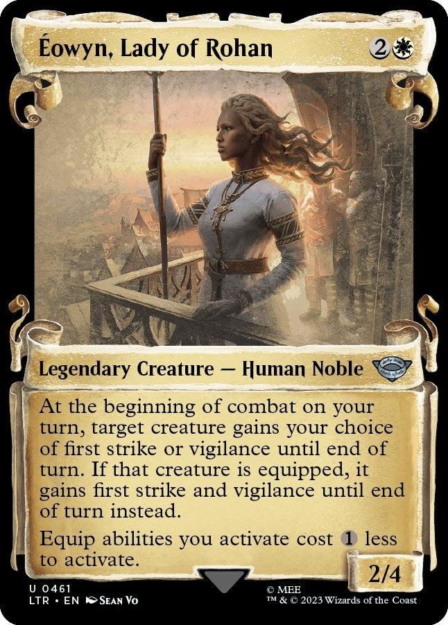 Image for Eowyn, Lady of Rohan (Showcase Scrolls) (461) (Universes Beyond: The Lord of the Rings: Tales of Middle-earth) - Magic: The Gathering