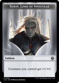 Image for Emblem - Sorin, Lord of Innistrad // Vampire (0004) Double-Sided Token (16 // 4) (The Lost Caverns of Ixalan) - Magic: The Gathering