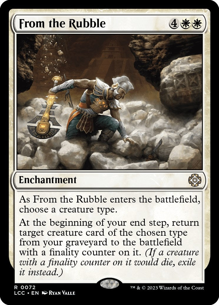 Image for From the Rubble (72) (The Lost Caverns of Ixalan) - Magic: The Gathering