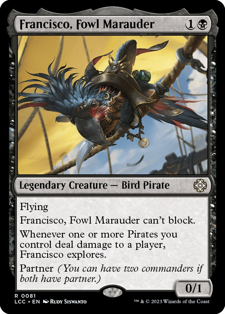 Image for Francisco, Fowl Marauder (81) (The Lost Caverns of Ixalan) - Magic: The Gathering