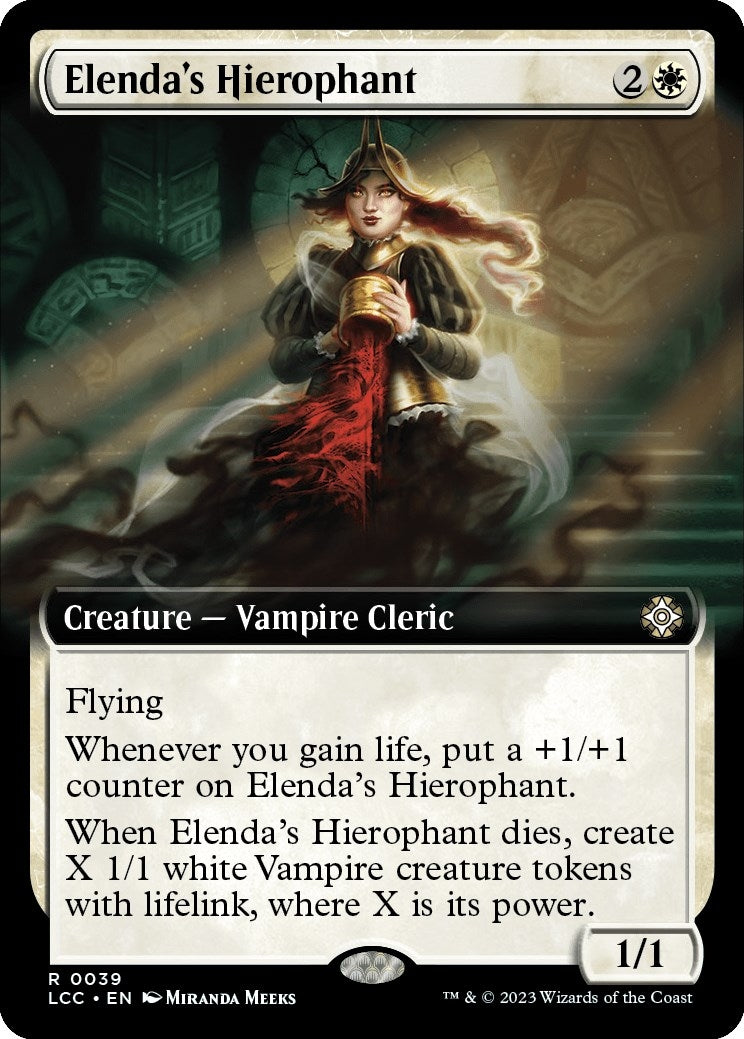 Image for Elenda's Hierophant (Extended Art) (39) (The Lost Caverns of Ixalan) - Magic: The Gathering