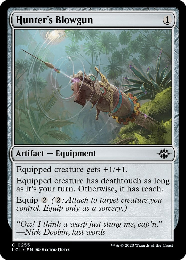 Image for Hunter's Blowgun (255) (The Lost Caverns of Ixalan) - Magic: The Gathering
