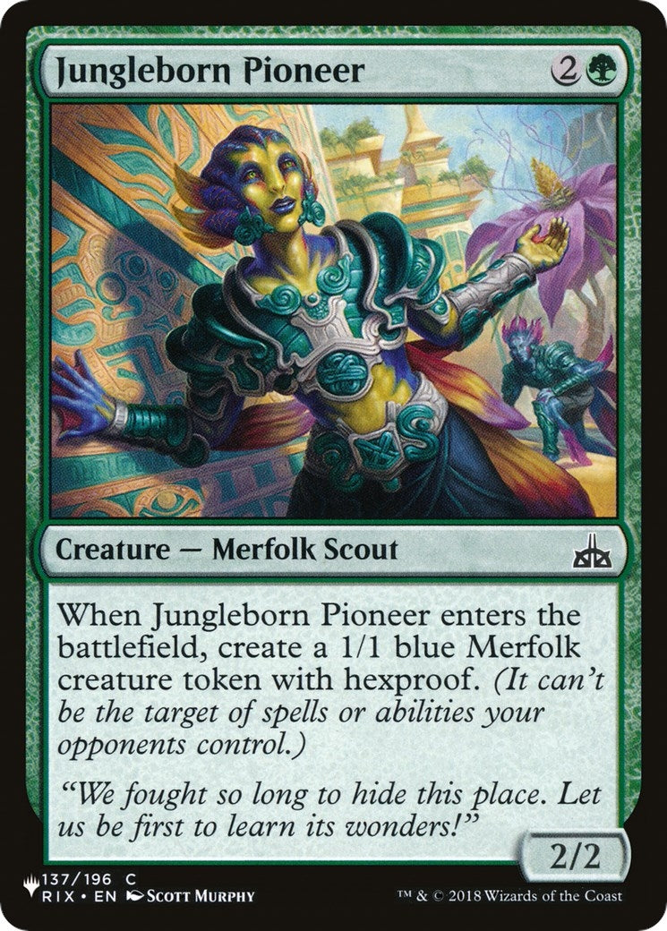 Image for Jungleborn Pioneer (137/196) (The List Reprints) - Magic: The Gathering