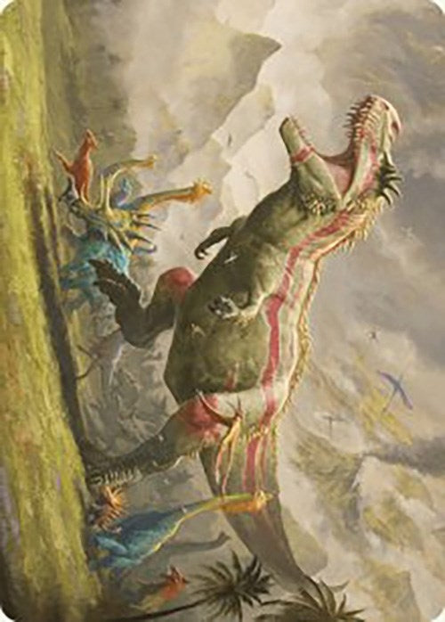 Image for Ghalta, Stampede Tyrant Art Card (24) (The Lost Caverns of Ixalan) - Magic: The Gathering