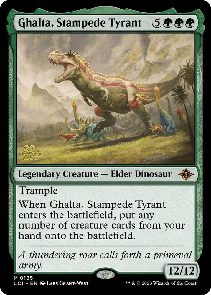 Image for Ghalta, Stampede Tyrant (185) (Prerelease Cards) - Magic: The Gathering