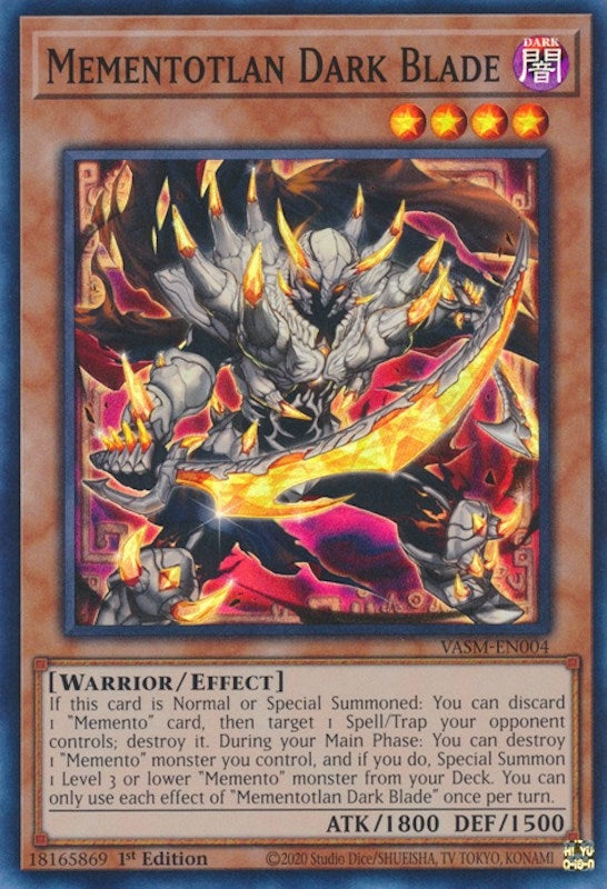 Image for Mementotlan Dark Blade (VASM-EN004) (VASM) - YuGiOh