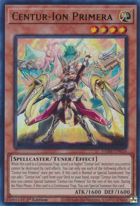 Image for Centur-Ion Primera (VASM-EN016) (VASM) - YuGiOh