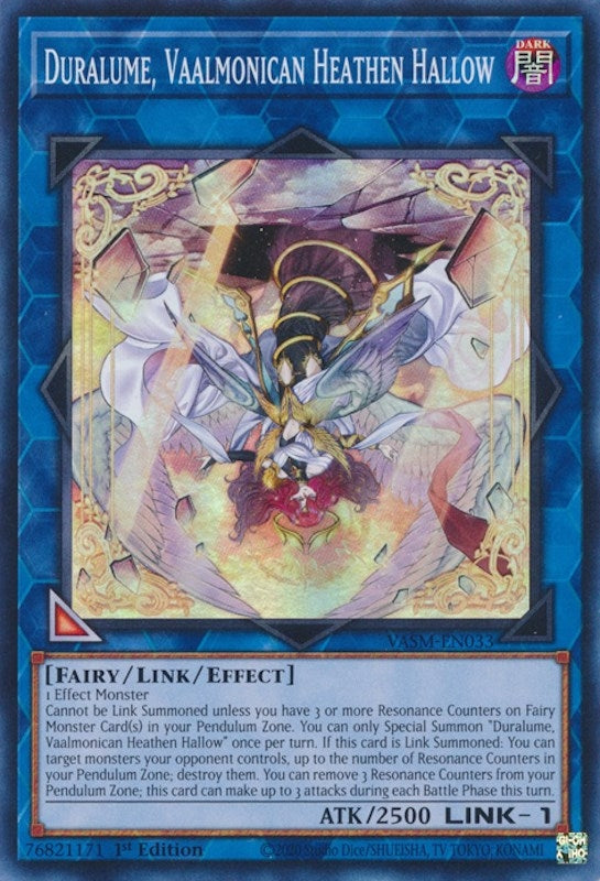 Image for Duralume, Vaalmonican Heathen Hallow (VASM-EN033) (VASM) - YuGiOh