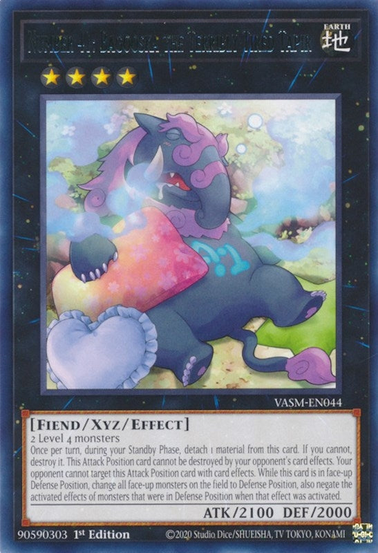 Image for Number 41: Bagooska the Terribly Tired Tapir (VASM-EN044) (VASM) - YuGiOh