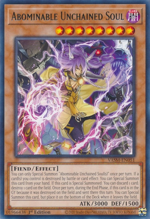 Image for Abominable Unchained Soul (VASM-EN051) (VASM) - YuGiOh